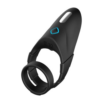 Vibrierender Perineum Doppelte Cockring F-48