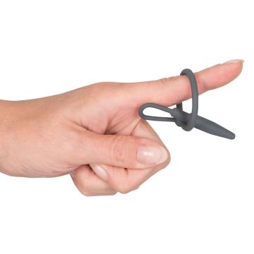 Silikon-Penisplug mit Eichelring