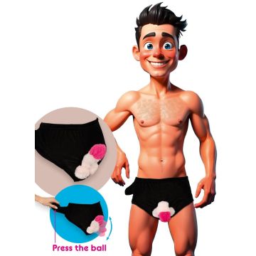 Slip mit beweglichem Plüsch-Penis