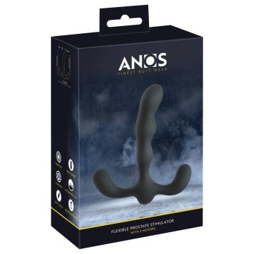 Flexibler Prostata Vibrator Schwarz