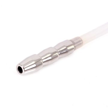 Urethral-Katheter mit geripptem Plug - L