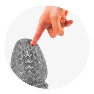 Stretch'r Buttplug Ripple M - Grau