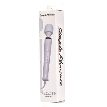 Simple Pleasure Wand-Vibrator - Weiß