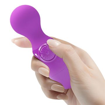 Little Cute Mini Wand Vibrator Pretty Love - Lila