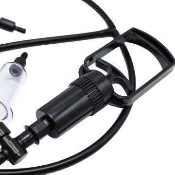 Essentials Handmatige Tepel- en Vaginapomp Passion Pump - Transparant/Zwart