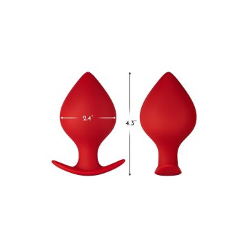 Buttplug F-63 Rattler Spade Large - Rot