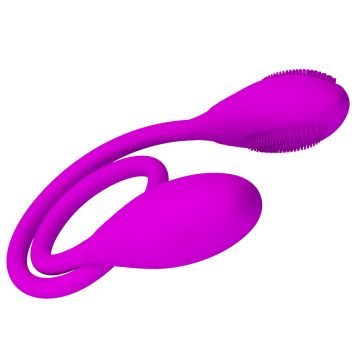 Doppelvibrator mit stimulierenden Noppen Snake Vibe