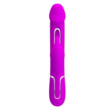 Rabbit Vibrator 3 in 1 Pretty Love - Kampas - Lila