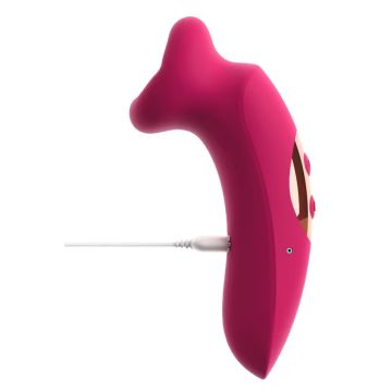 You2Toys Saugende Mund Vibrator mit Zunge Oral Fun - Rosa