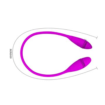 Doppelvibrator mit stimulierenden Noppen Snake Vibe
