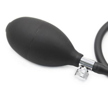 Kiotos Opblaasbare Buttplug - Zwart