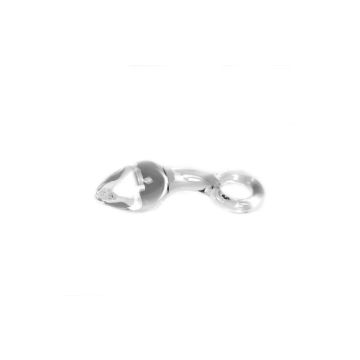 Kiotos Glazen Buttplug met O-Ring Transparant - 14.5 cm