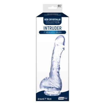Realistischer Dildo Transparent 17,8 cm
