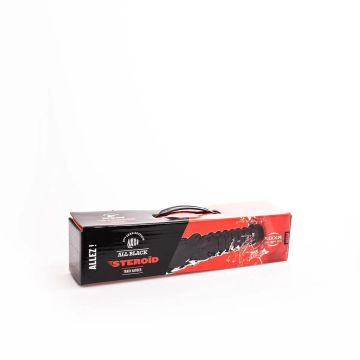 All Black Steroid Allez Dildo Schwarz - 40 cm