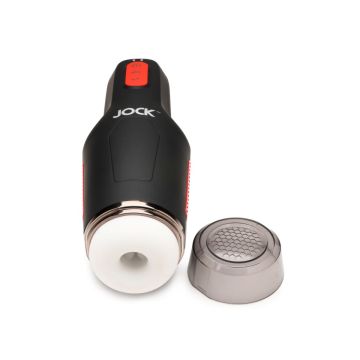 Wiederaufladbarer Masturbator mit Vibrations- und Saugmodi Jock