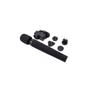 Pixey Wand Vibrator Deluxe Black Velvet - M