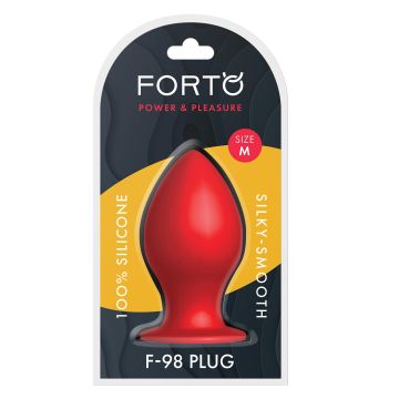 Buttplug F-98 Cone Medium - Rot