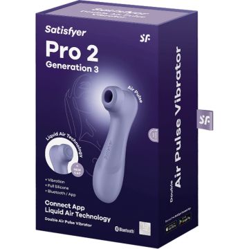 Satisfyer - Pro 2 Druckwellen-Vibrator (Mit App-Steuerung) - Lila