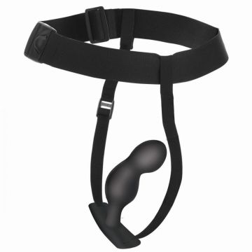 XR Brands P-Spot Buttplug mit Harness und Fernbedienung