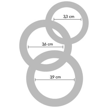 Verborgene Begierde Stamina Starter Penisringe Set 3 Stück