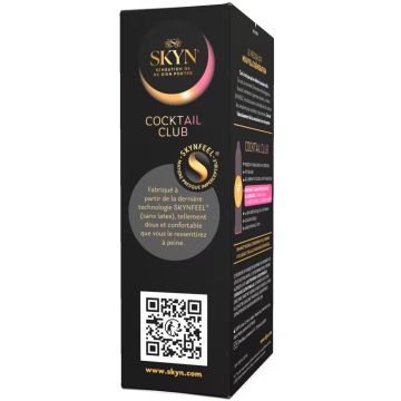 Latexfreie Kondome mit Geschmack Cocktail Club - 9 Stück