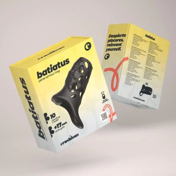 Batiatus - Vibrerende Penis Sleeve Armour Ring - Schwarz