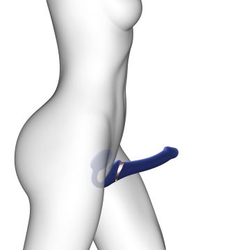 Strap-On-Harness Multi Orgasm XL - Blau