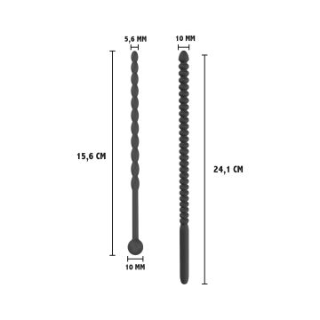 Geriffelte Penis Dilator Set 2 Stück