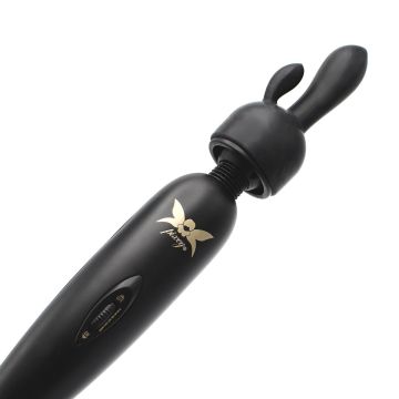 Wandvibrator Black Edition Mit 2 Aufsätzen