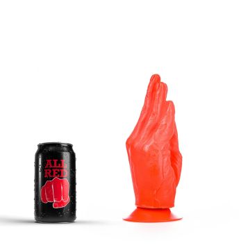 All Black Frank Buttplug Rot - 21 cm