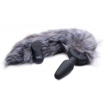Vibrierender Buttplug mit Schwanz - Fuchs