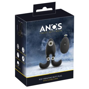 Vibrierender Buttplug mit flexiblen Ankerarmen