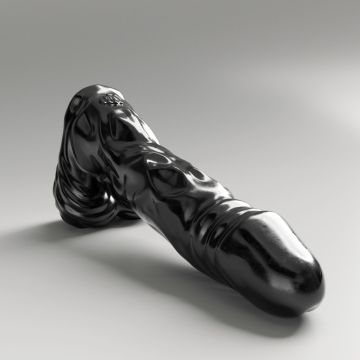 All Black Steroid Der Schiedsrichter Dildo Schwarz - 45 cm