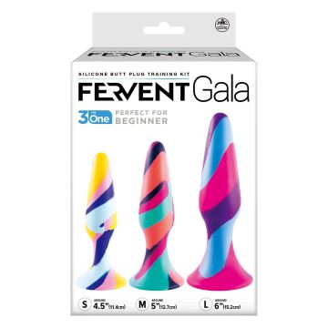 3 in 1 Buttplug Trainingsset Fervent Gala