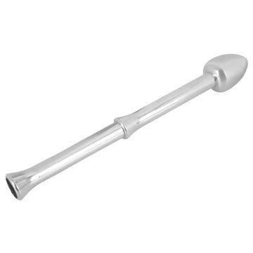 Vibrierender Prostata-Stimulator - Metall-Milchstab
