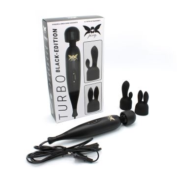 Wandvibrator Black Edition Mit 2 Aufsätzen
