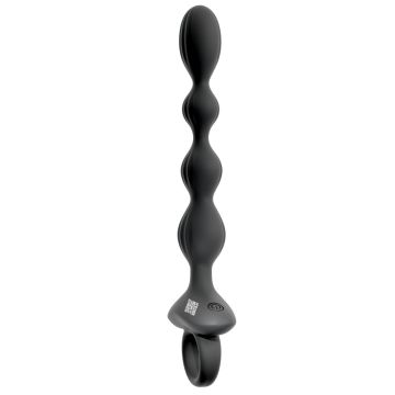 Anos Flexible Vibrierende Analkugeln - Schwarz