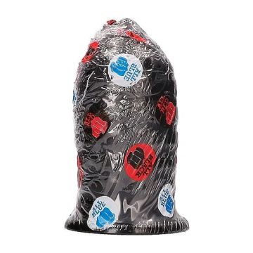 Schwarzer Buttplug Clock 17 x 8 cm