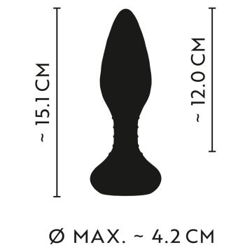 Buttplug mit Fernbedienung - Wirbel