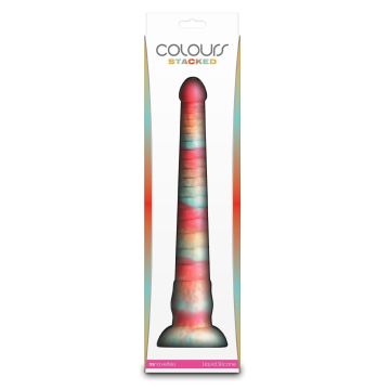 Stacked Dildo 30.6 cm - Rot/Gold