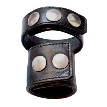 Doppelter Cockring mit Druckknöpfen