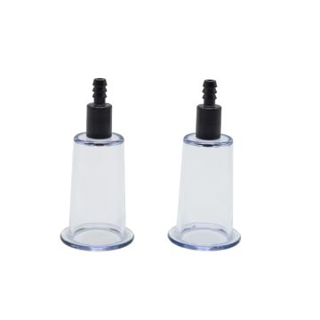 Essentials Handmatige Tepel- en Vaginapomp Passion Pump - Transparant/Zwart