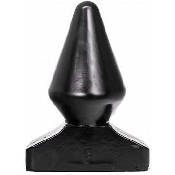All Black Buttplug XXL Schwarz - 18,5 cm