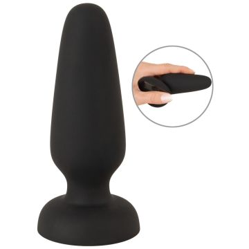 Black Velvets Silikon Buttplug mit Saugnapf - Klein