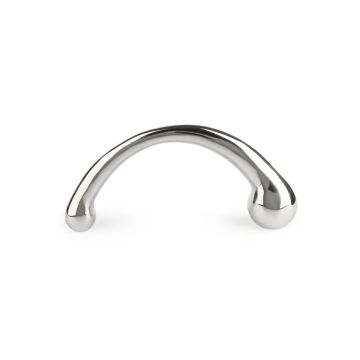 Geschwungener Edelstahl Doppel-Dildo - Mr Steel
