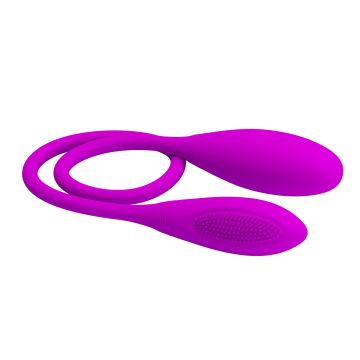 Doppelvibrator mit stimulierenden Noppen Snake Vibe