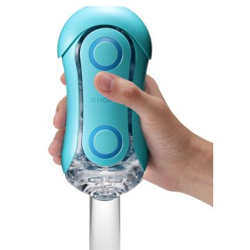 Tenga Faltbarer Masturbator Flip Orb Pastaio - Blau