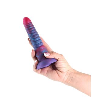 Gestapelte Dildo 16 cm - Rosa/Blau