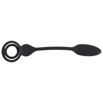 Rebel Cock- und Ballring mit RC Buttplug