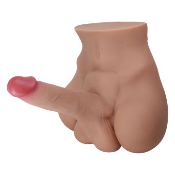 Crazy Bull Masturbator met Dildo Rhyne - Lichte Huidskleur